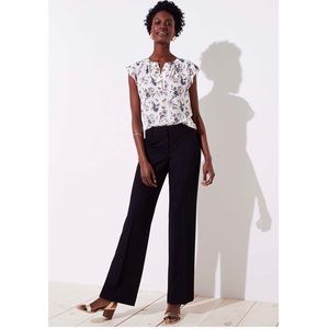 LOFT Black "curvy" fit trousers - NWT